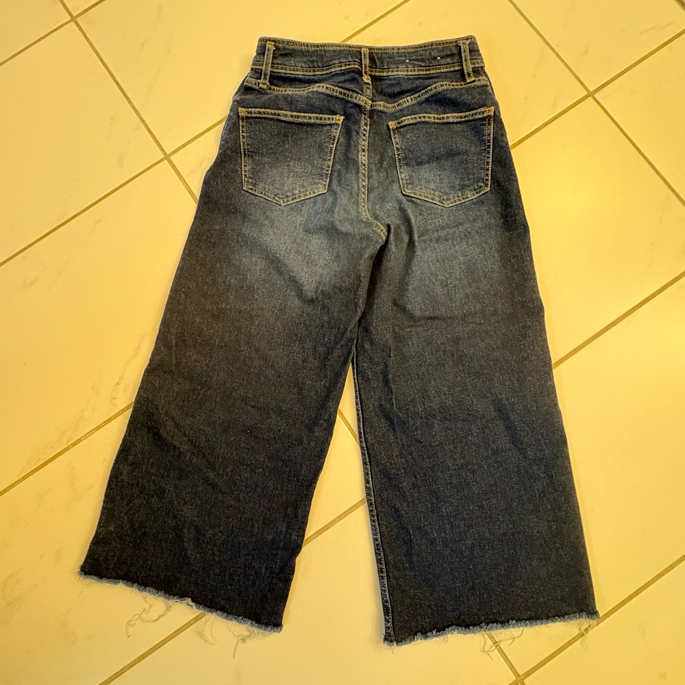 Boden Wide Leg Denim Jeans - Dark Blue - Picture 2 of 6